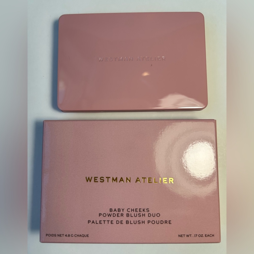 NWT🌷Westman Atelier Baby Cheeks Powder Blush Duo in “Coquettish/Mimi” - Picture 4 of 5